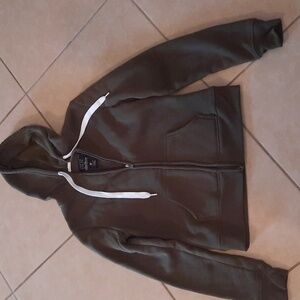 Army Green Hoodie Jacket